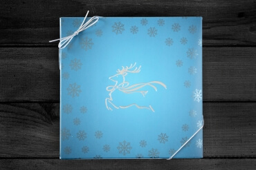 Blue Reindeer Box